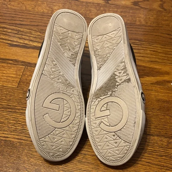 Sparkly Black Slip-On Sneakers - Picture 8 of 8